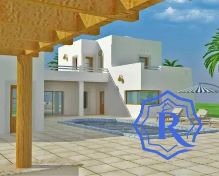 Maison inachevée à vendre à Djerba titre bleu image-1