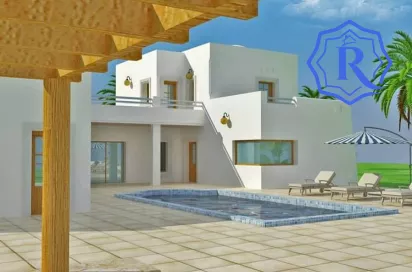 Maison inachevée à vendre à Djerba titre bleu