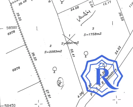 Terrain 2082 m2 titre bleu et permis de bâtir emplacement stratégique image-7