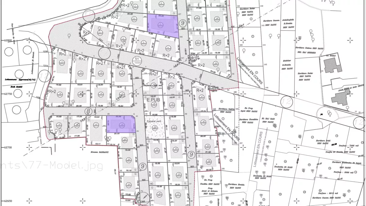 Terreno Recintato di 540m² Vicino a Houmet Souk