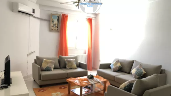 Furnished S+2 Apartment for Rent in Khezama West, Sousse
