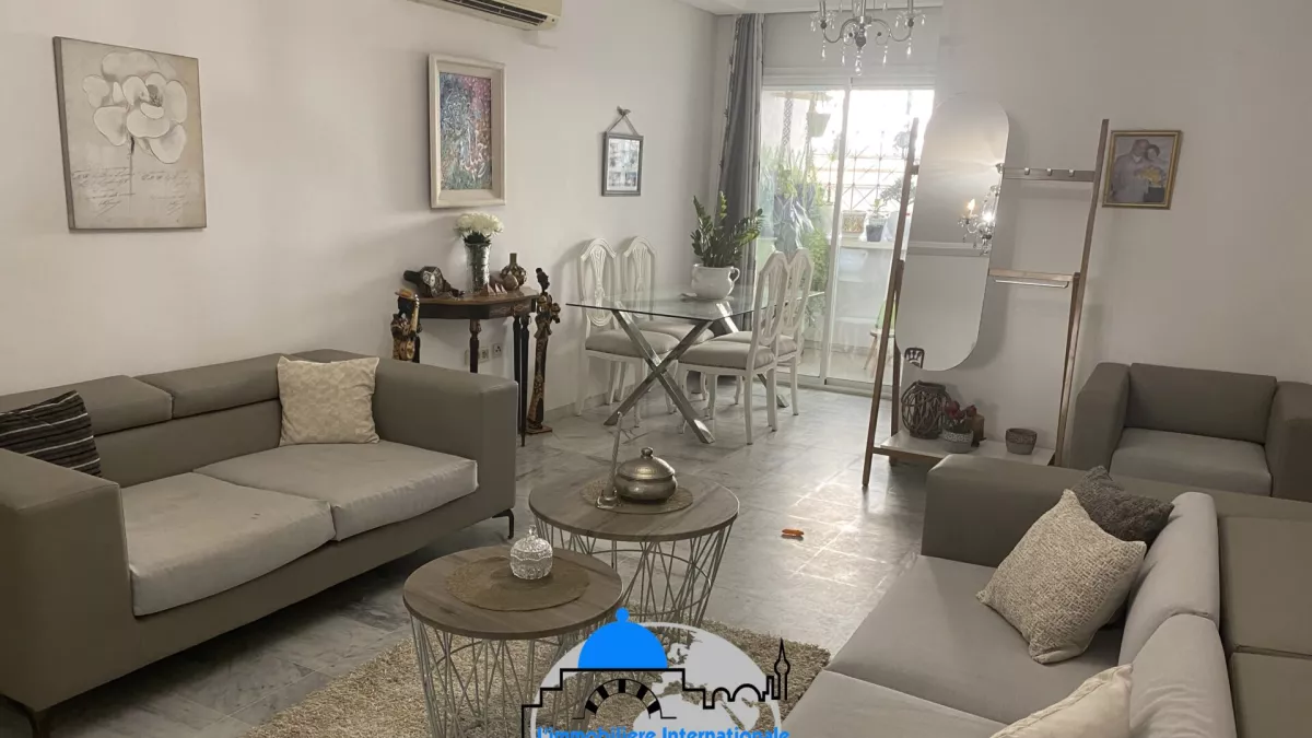 شقة من الطابق الأرضي S+2 في خزامة: ملاذ من الراحة في سوسة