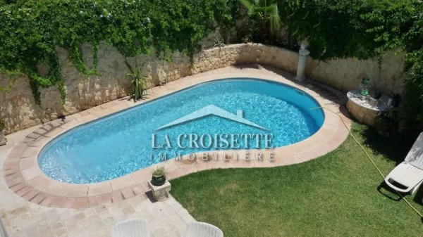 Luxury Furnished Villa S+5 for Rent in La Marsa