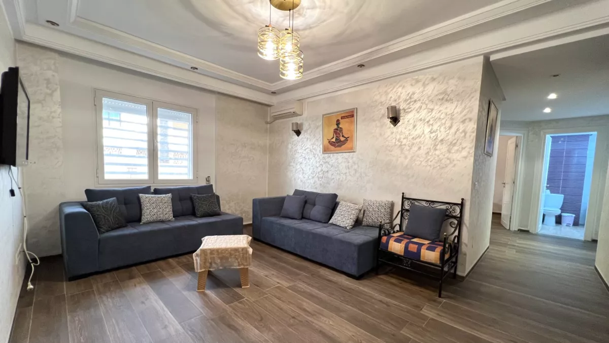 Furnished S2 Apartment in Khzema: A Haven of Comfort and Security