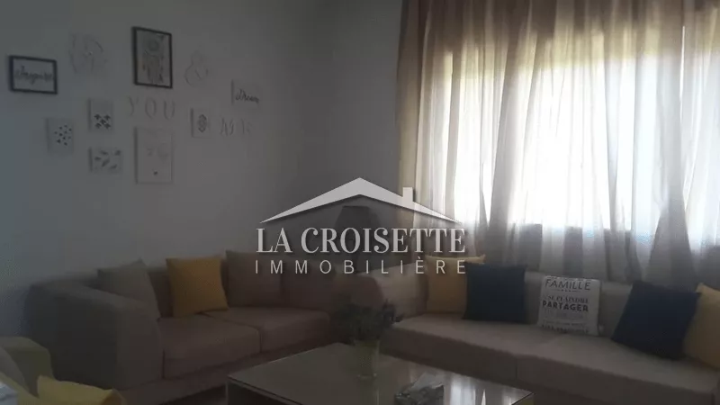 Furnished S+3 Floor Villa in La Marsa