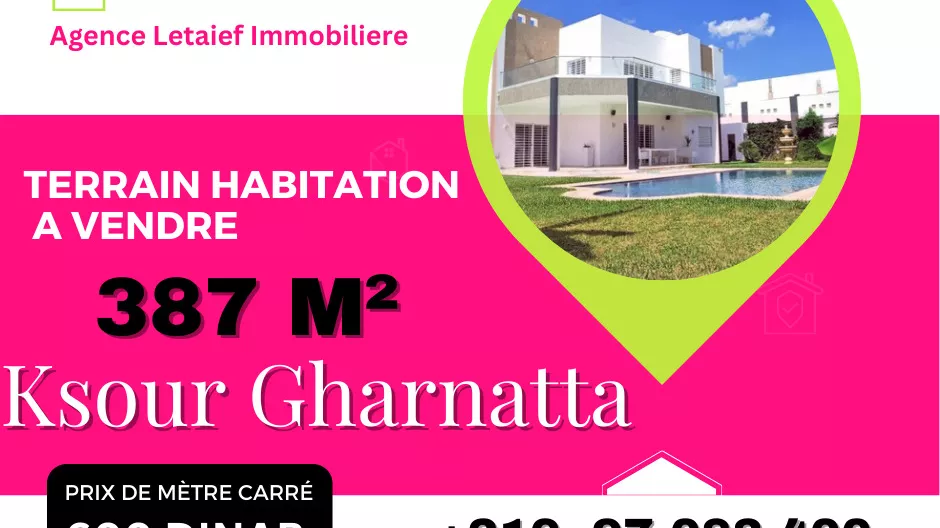 Land for Sale in Ksour Gharnatta, Chott Meriem, Sousse: An Exceptional Opportunity