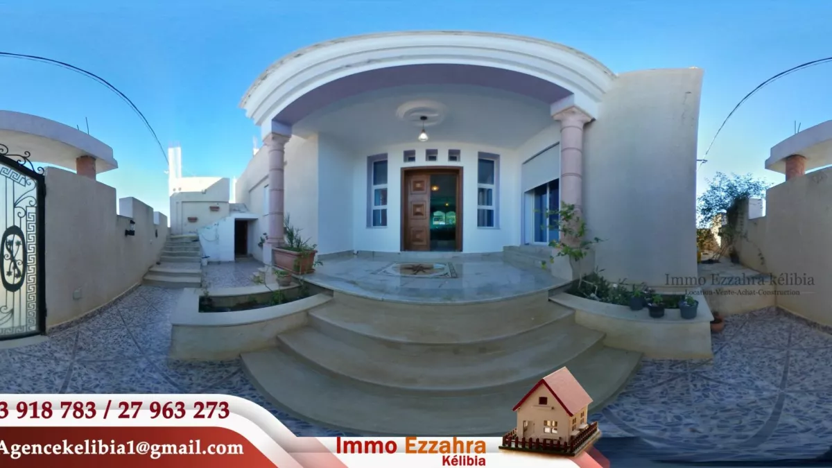 Luxus-Villa mit Möbeln zum Verkauf in Ezzahra Hammem Gheza