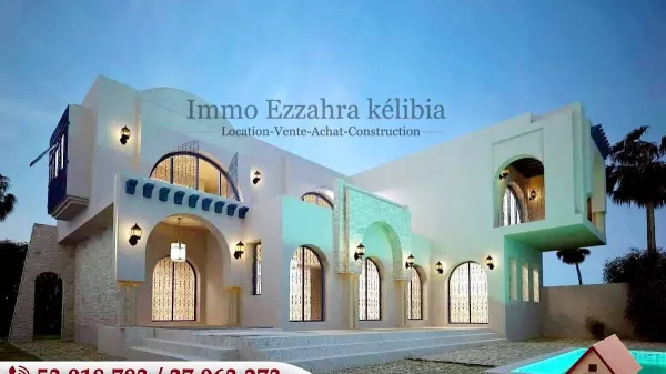 Serene Villa in Ezzahra Hammem Ghzez