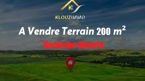 Exceptional Land for Sale near Hôtel Résidence Ain Meriem in Bizerte