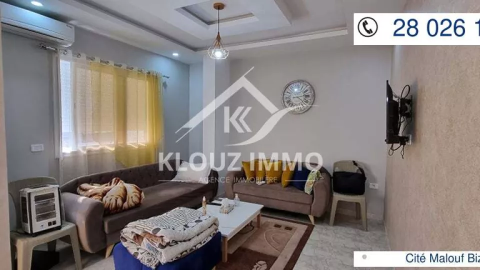 Affascinante Appartamento S+2 in Affitto a Cité Malouf, Bizerte: La Tua Casa dei Sogni Ti Aspetta!