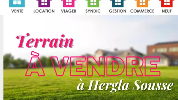 Ideal Building Plot for Sale in Hergla, Sousse