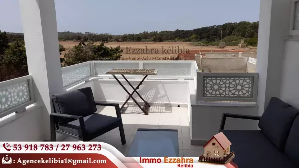 Exceptional Sea View Apartment S+2 in Nabeul - A Unique Opportunity!