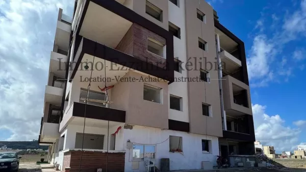 Luxury S+2 Apartments with Terrace in Ezzahra Hammem Ghzez, Just 50 Meters from the Beach