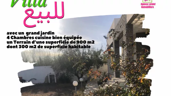 Stunning Villa for Sale in Hammam Sousse