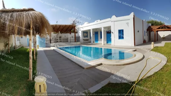 Luxury Villa with Pool in Djerba - 390,000 TND