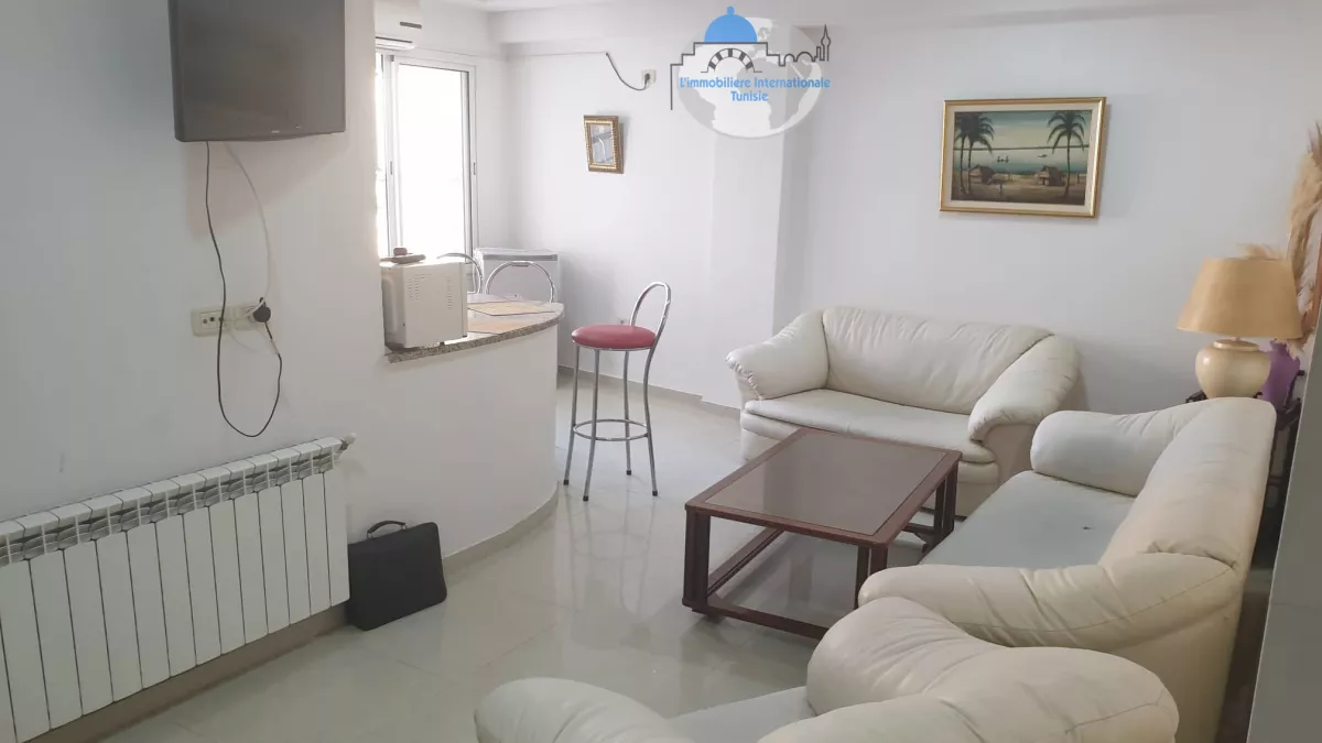 شقة S+2 مفروشة في قلب حمام سوسة ‒ استئجار مثالي للعائلات والمحترفين