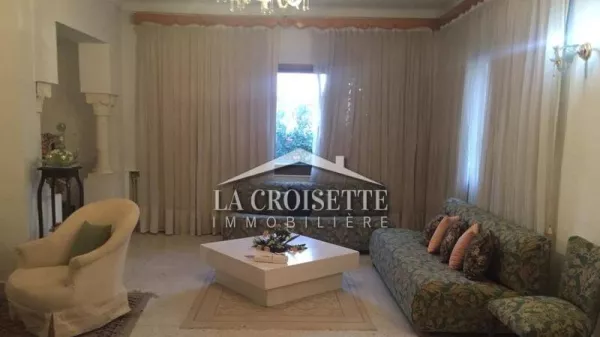 Independent S+3 Floor Villa for Rent in La Marsa