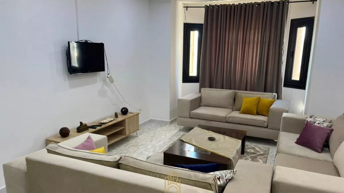 Luxury Villa Apartment S+2 for Annual Rent in Lido, Nabeul: A Dream Home