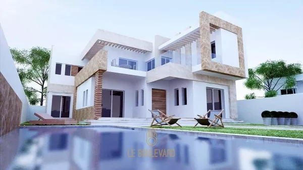 Luxury Villa with Pool in Monchar, Hammamet South