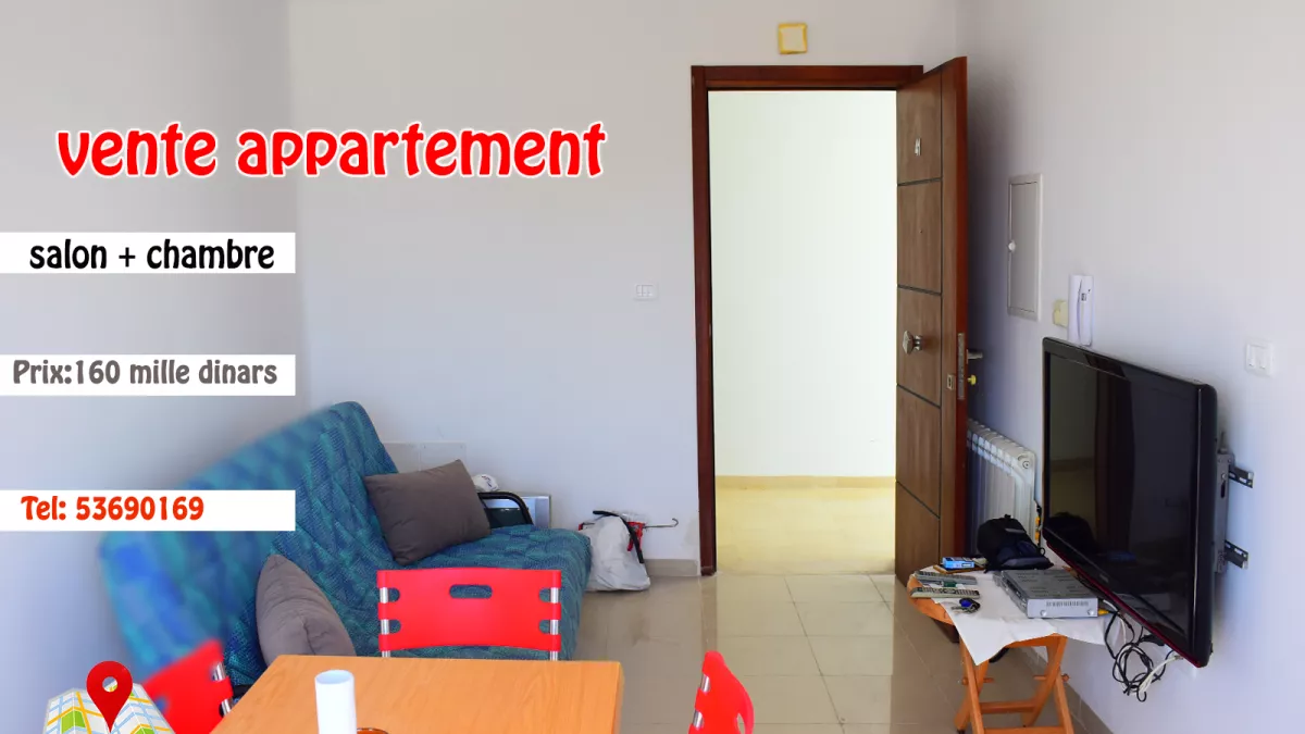 Stunning S+1 Apartment for Sale in Mahdia - 160,000 TND