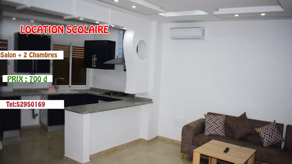 Apartment S+2 for Rent in Mahdia until June