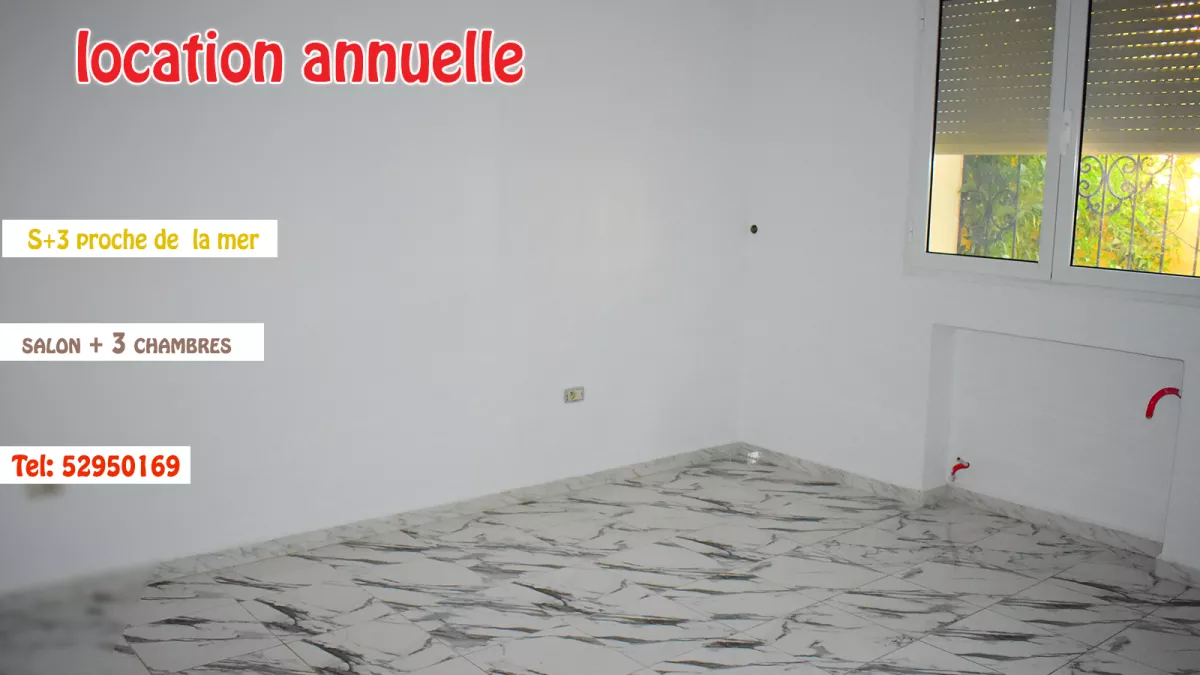 Luxury S+3 Apartment for Office Use in Mahdia