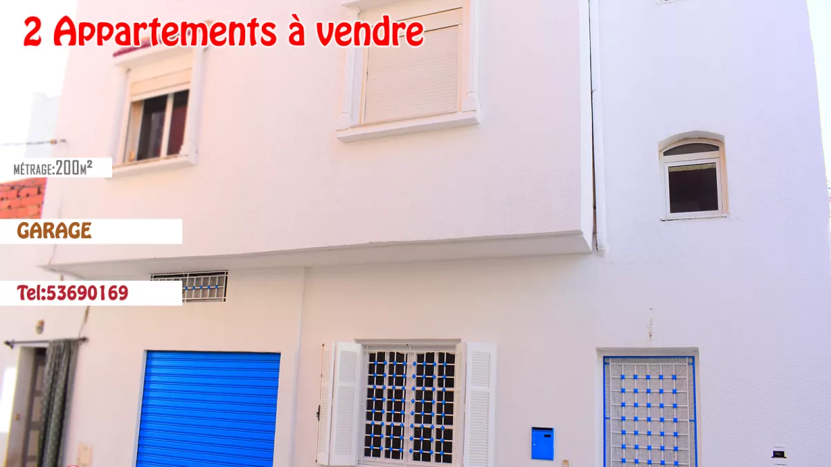Unique Opportunity: Two Apartments with Garage in Ezzahra, Mahdia