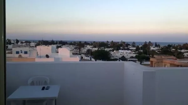 Sea View Apartment S+1 of 60m² with Terrace in El Maamoura