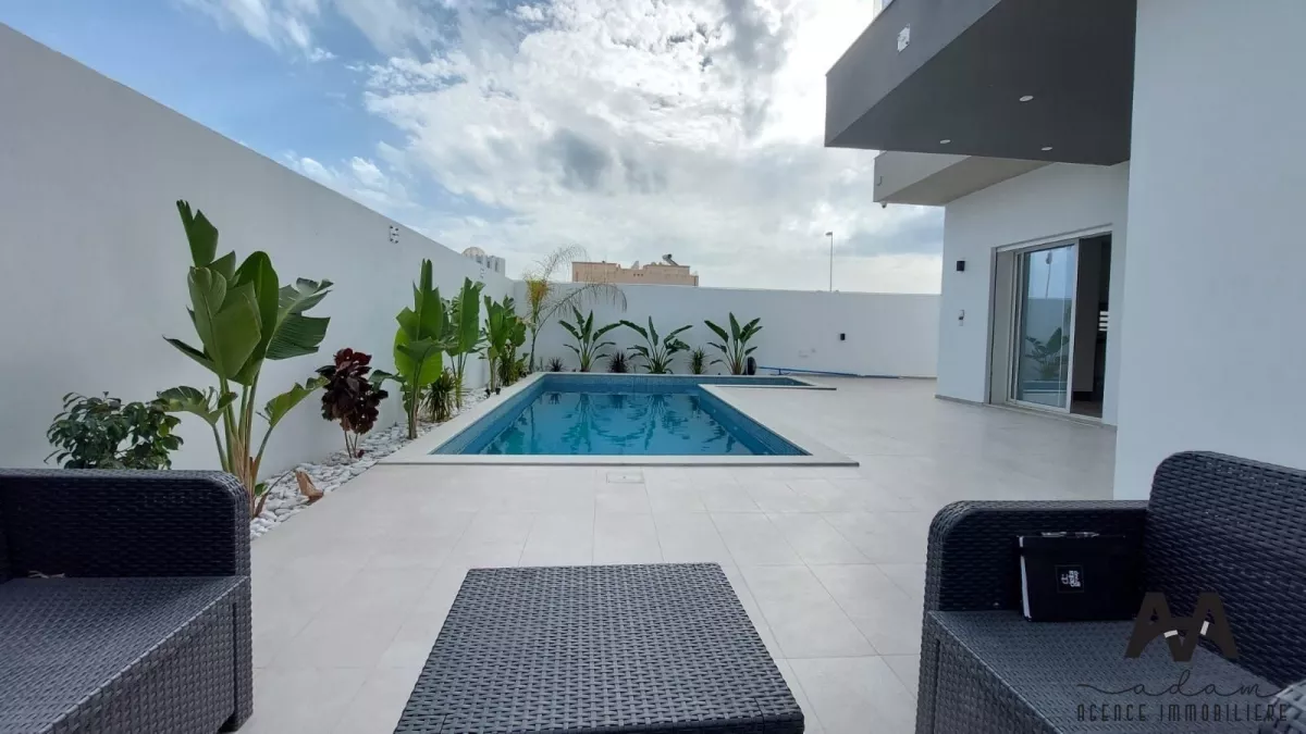 Luxury Duplex Villa with Pool in Jinen Beni Khiar, Nabeul - A True Paradise