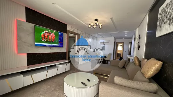 Luxury Furnished S+2 Apartment in Sahloul 4, Sousse