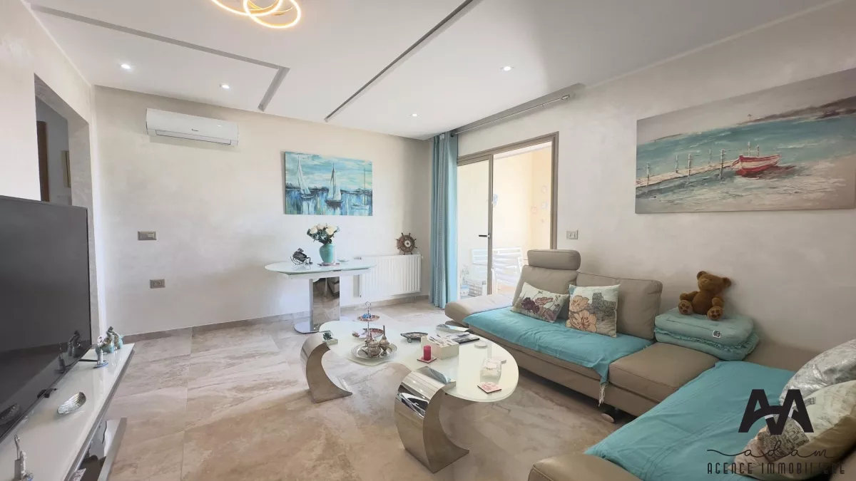 شقة مطلة على البحر S+2 في AFH2-المرزقة – نابل | عقار فاخر بسعر مغري