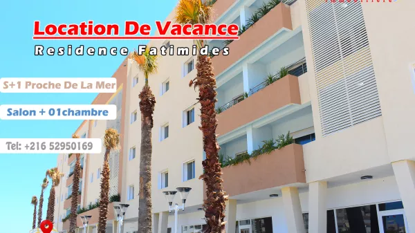 Luxury S+1 Apartment in Mahdia, Close to the Beach