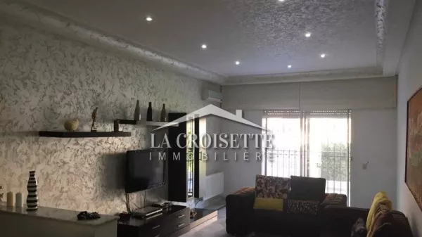 Ground Floor S+3 Furnished Apartment in Ain Zaghouan Nord