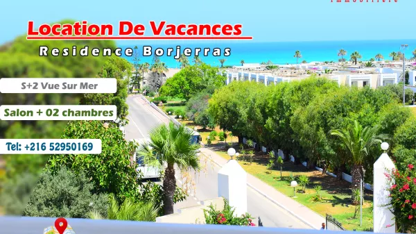 Stunning S+2 Apartment in Mahdia with Breathtaking Sea Views