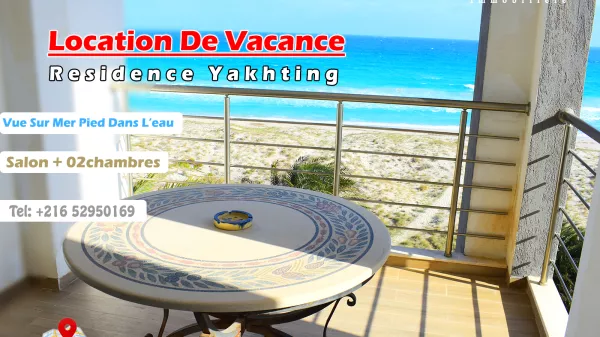 Luxury 2-Bedroom Apartment in Mahdia with Breathtaking Sea Views