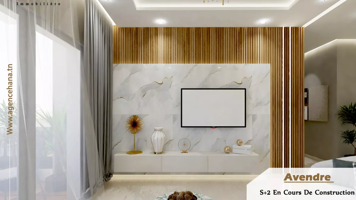 للبيع: شقة S+2 تحت الإنشاء في المهدية من قبل المطور