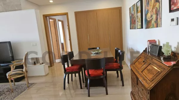Luxury Furnished S+2 Apartment for Rent in Jardins de Carthage