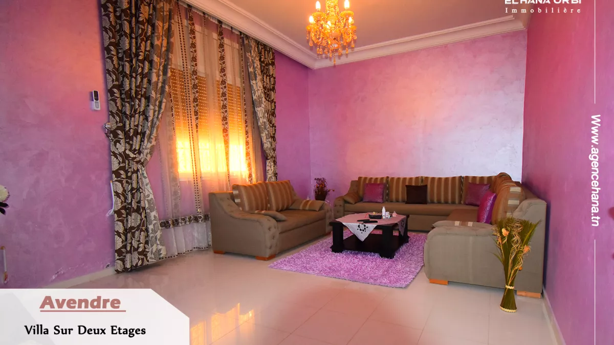 فيلا فاخرة على طابقين بمدينة قصر هلال، المنستير – ملاذ ساحلي أنيق في قلب تونس