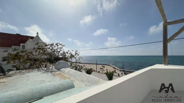 Furnished Villa Floor with Sea View at Beni Khiar Beach