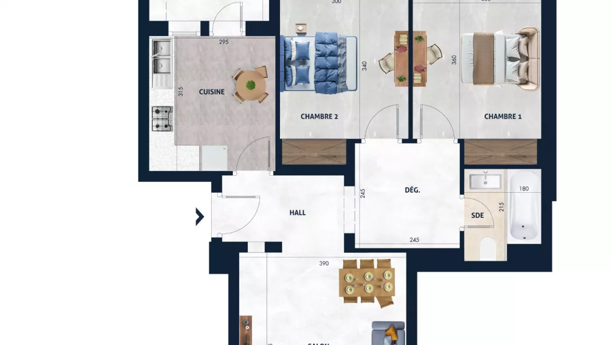 Luxuswohnung in AFH² Mrezga, Nabeul zum Verkauf: Ihre Traumwohnung wartet