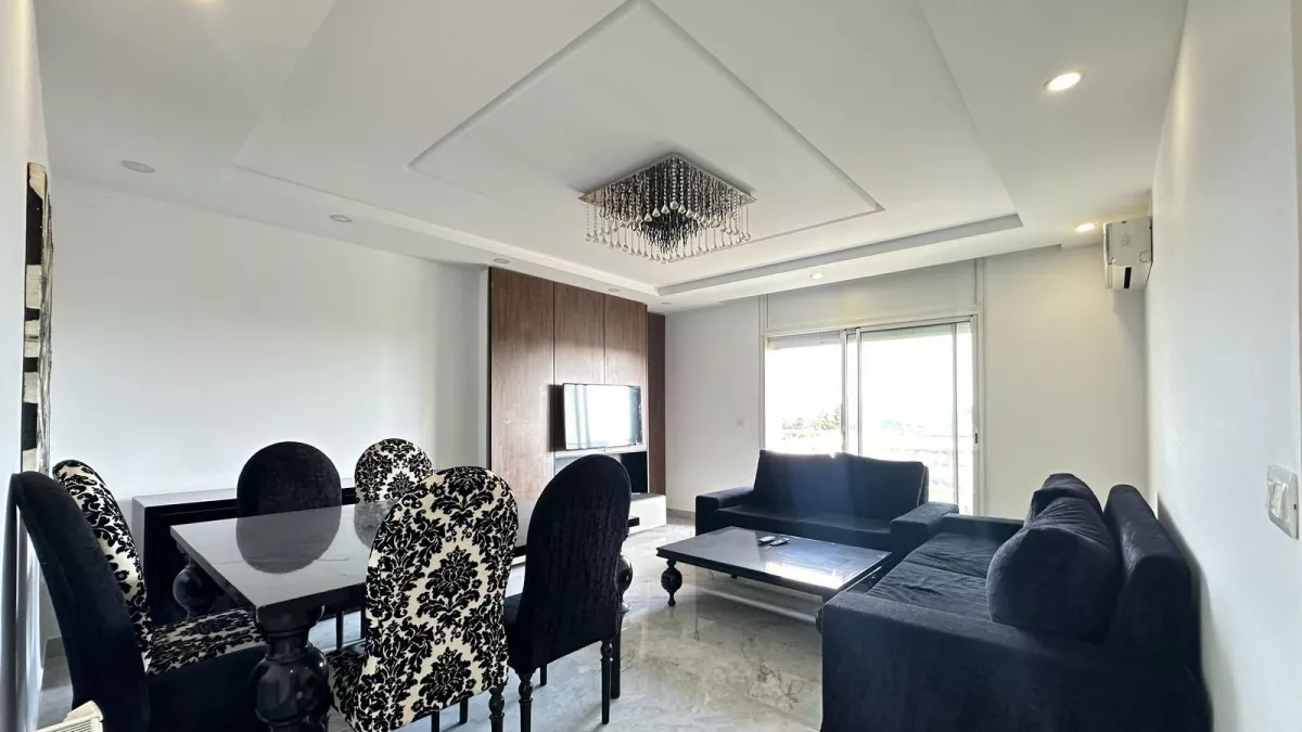 شقة مفروشة من نوع S+2 في ليس جازمين، نابل: ملاذ من الراحة والضوء