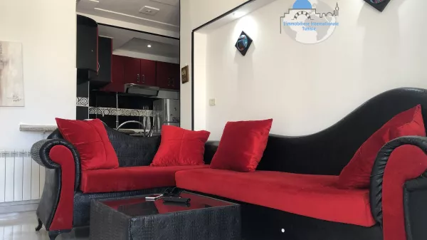 Appartamento Arredato S2 Vicino alla Spiaggia a Hammam Sousse - Affitto Mensile di 950 TND