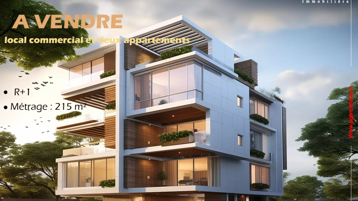 Exceptional Commercial Property and Two Apartments on Mahdia's Main Road - A Unique Opportunity!