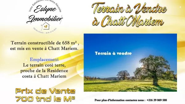 Terreno in Vendita a Chatt Mariem, Tunisia