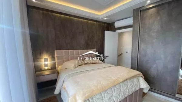 Luxury Furnished Duplex with Sea View Terrace in Gammarth ZDL0204