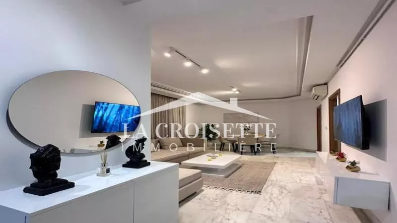 Furnished S+2 Apartment for Rent in Berges du Lac 2, Tunis