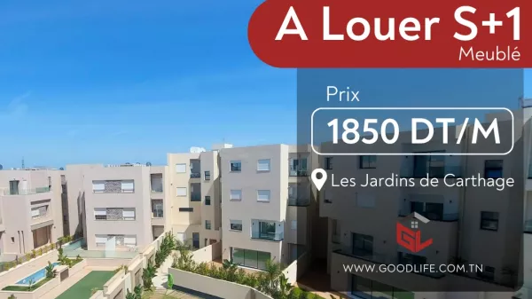 Appartamento S+1 a Jardin de Carthage