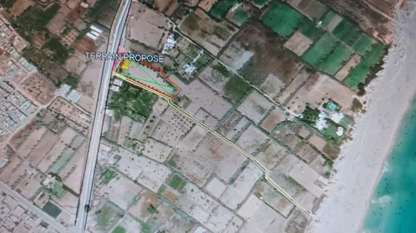 Buildable Land in Tazarka Beach, Nabeul