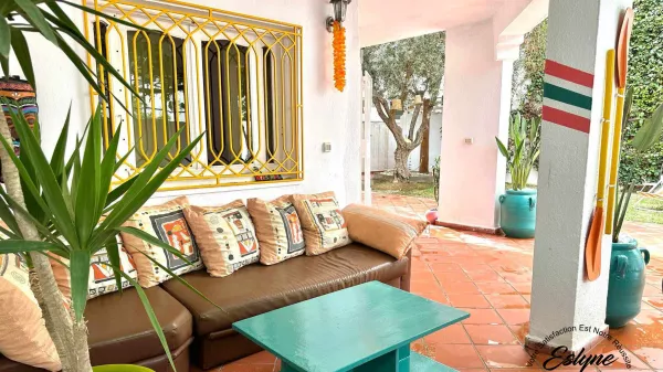 Piano Terra di Villa Arredata Indipendente a Chott Meriam - Noleggio Stagionale