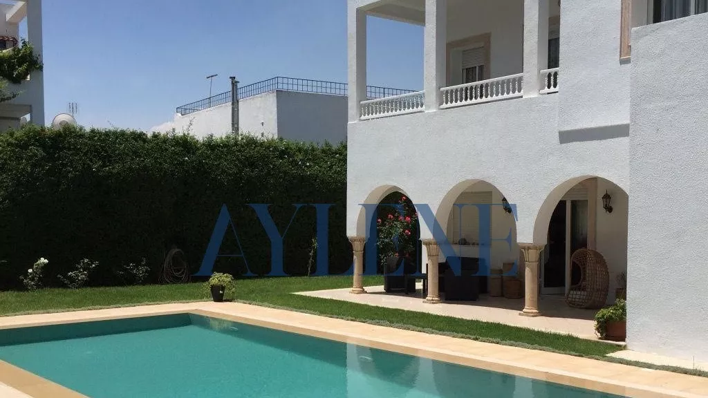 Luxury Villa for Rent in La Marsa - Monthly Rent: 7500 TND